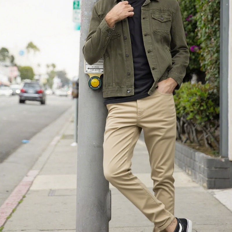 🖤New Year 50% OFF 🖤 Men’s Casual Slim-Fit Solid Color Pants❄️