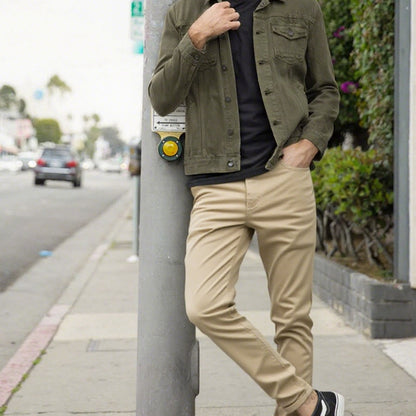🖤New Year 50% OFF 🖤 Men’s Casual Slim-Fit Solid Color Pants❄️