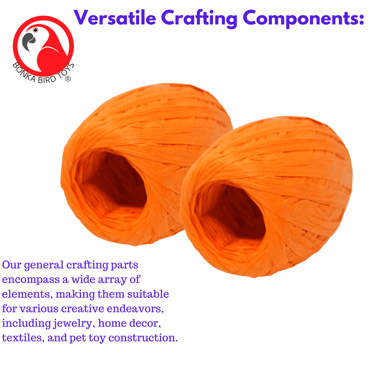 Pack 2 Specialty Raffia Ribbon Gift Packing (200ft)