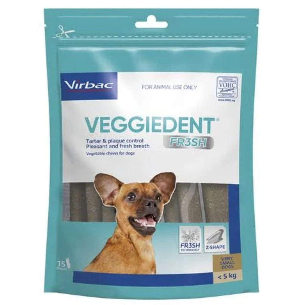 Virbac Veggiedent Fr3sh Dental Chews for Dogs