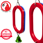 2660 Oval Bird Mirror (COSMETIC DEFECT)