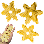 Natural and Colored PK 3 Six Point Star