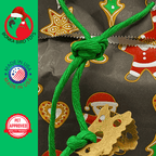 2749 Santa Christmas Treat Bag