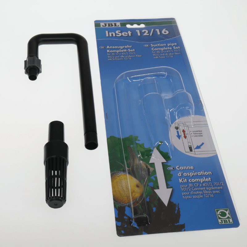 JBL InSet 12/16 inlet pipe set / JBL InSet 16/22 inlet pipe set -  (Suction pipe set for external aquarium filters)