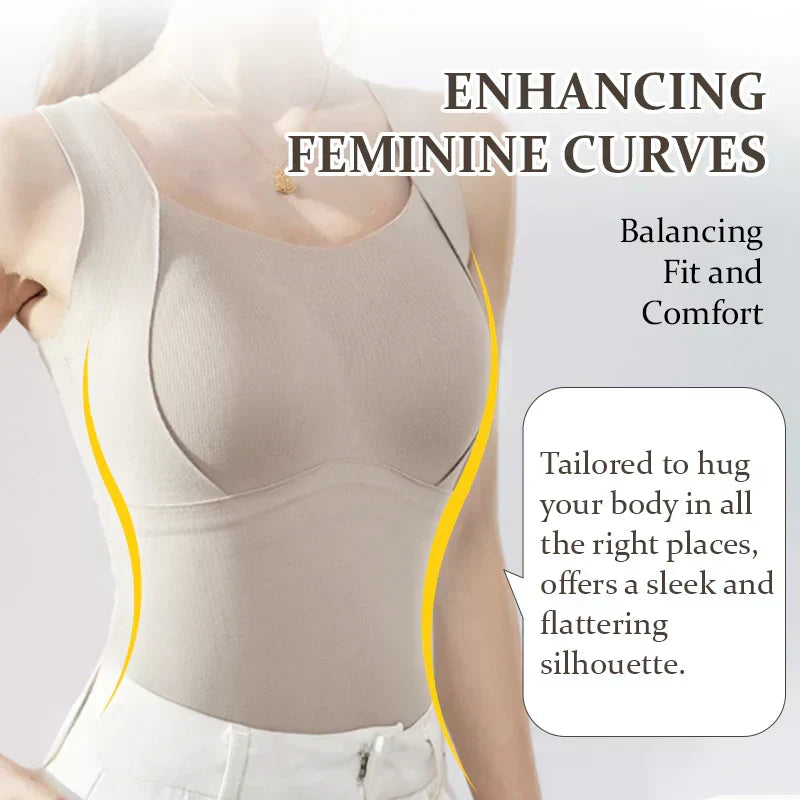 🏆Flash Sale⚡Almost Gone💥Thickened Warm Tank Top with Lined Bra