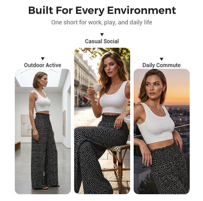 👖 70% OFF NOW! ✨ Women's Smocked High Waist Wide Leg Pants – Flattering Fit, Breathable Fabric & Effortless Style 🌸