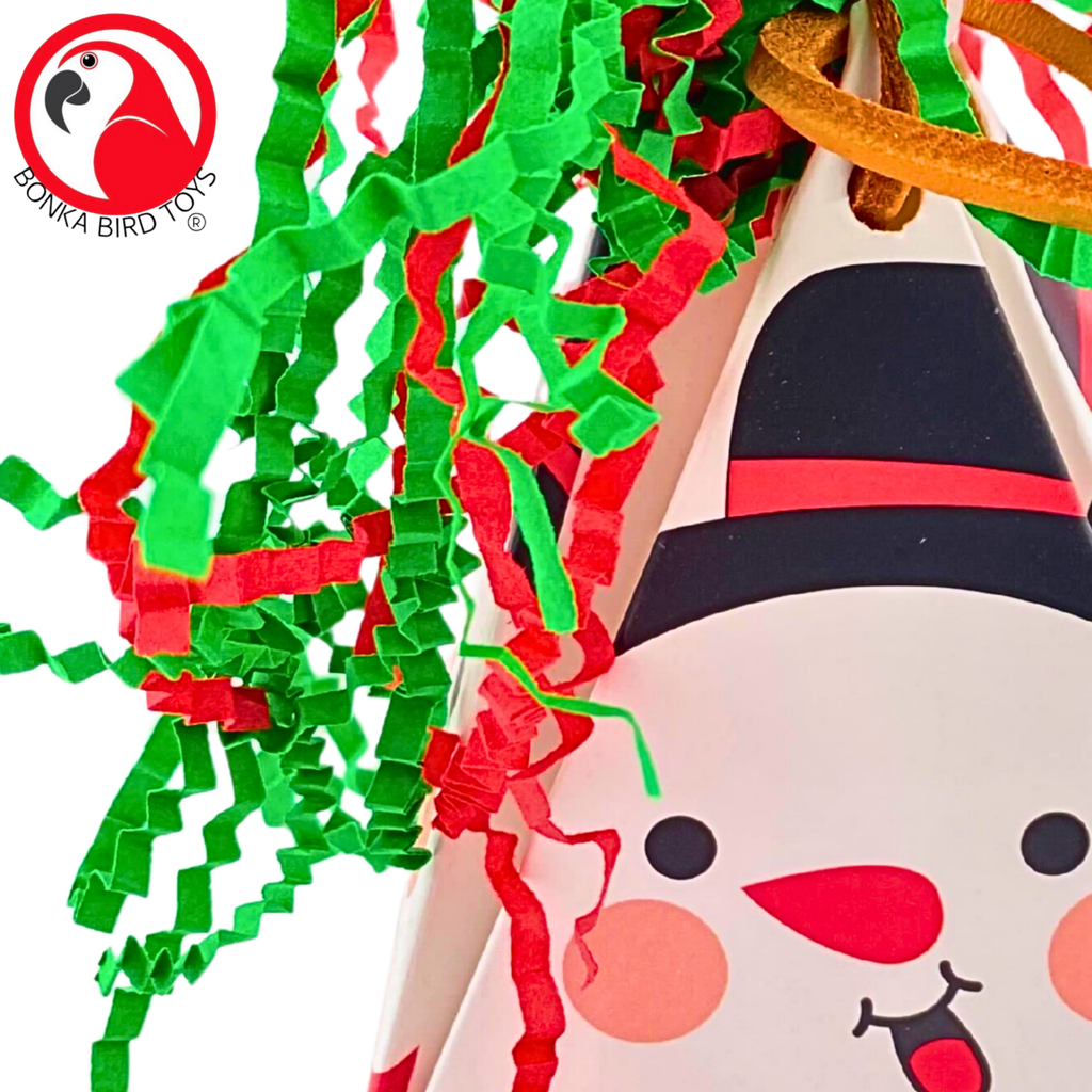 2903 Snowman Christmas Crinkle Cone