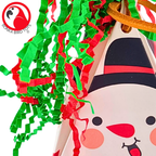 2903 Snowman Christmas Crinkle Cone