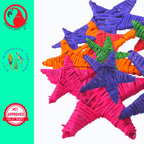 3324 Pk6 Medium Color Vine Star