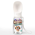 This Water Bottle Belongs To - Personalized Pet Water Bottle With Drinking Feeder