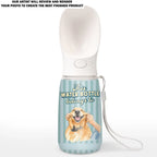 Bottle Belongs To Us - Personalized Pet Water Bottle With Drinking Feeder
