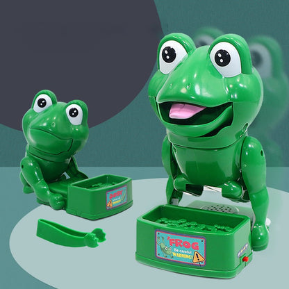 🔥Funny Frogs Biting Toys😍