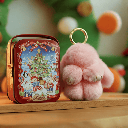 💕Early Bird Special Offer: 60% OFF🐰 Handmade Soft Bunny PomPom Charms