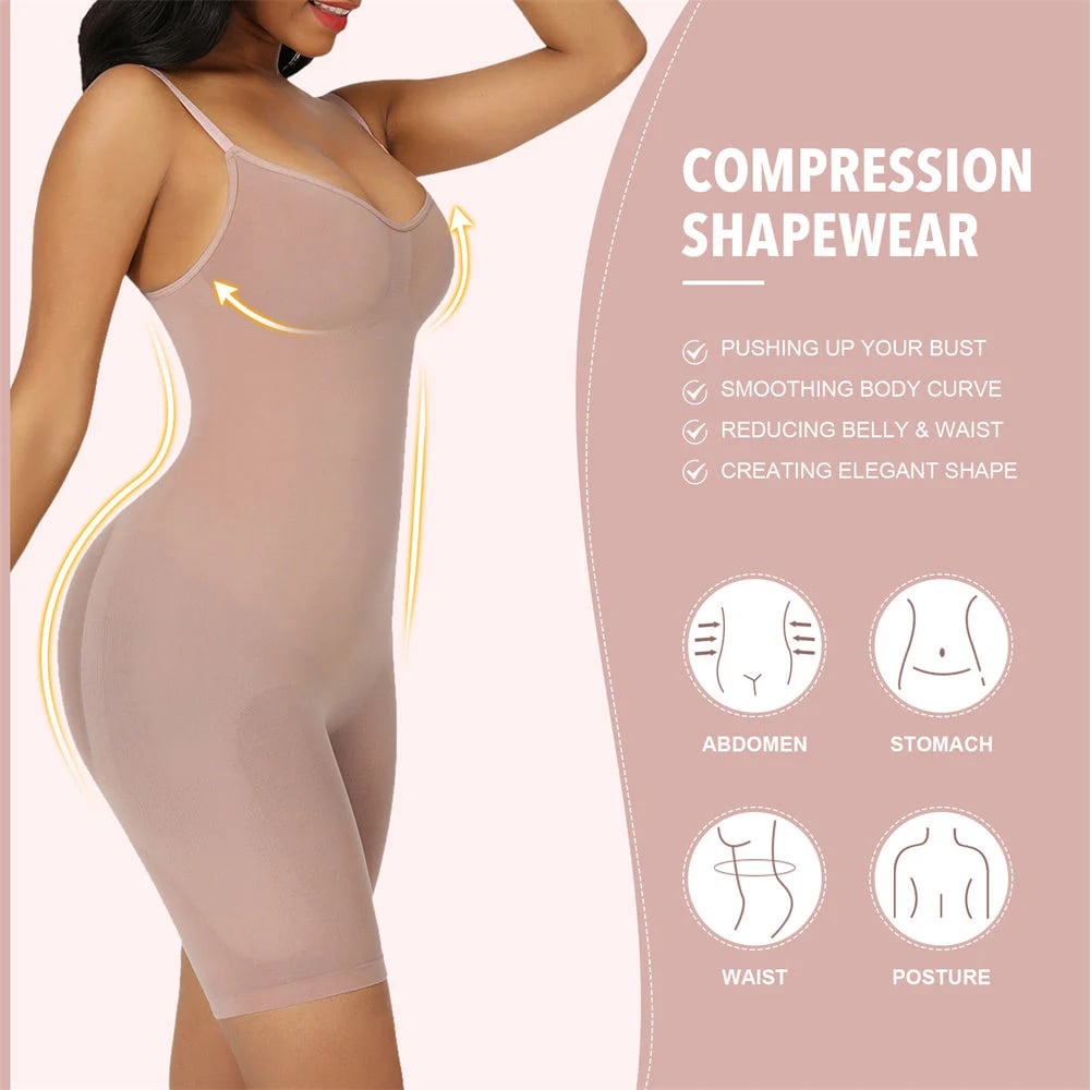 🎁Summer Sale 50% OFF🔥SMOOTHING SEAMLESS FULL BODYSUIT SHAPEWEAR