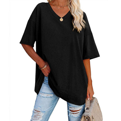 🌷2025 Limited Sale 50% Off🌷Ladies V-Neck T-Shirt