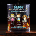 Dad This Day Ours - Personalized Whiskey Glass