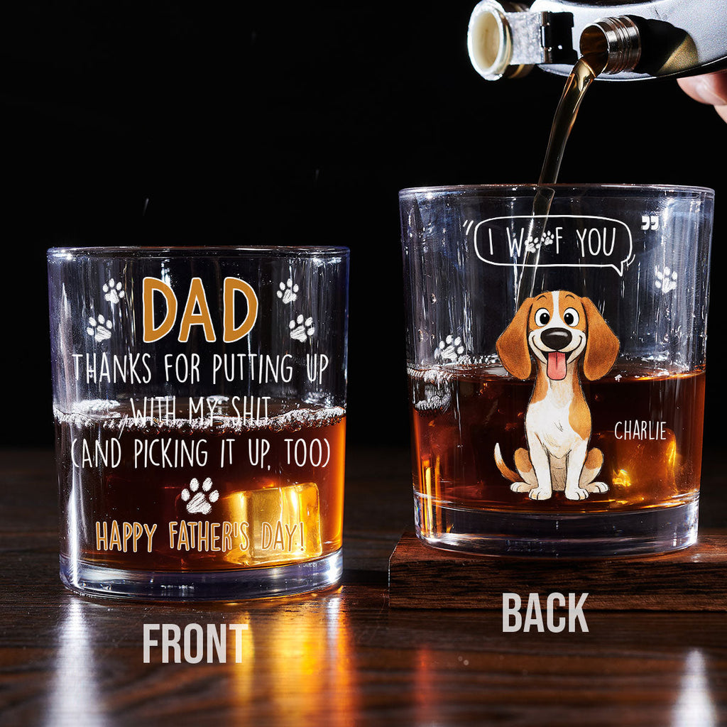 From Your Favorite Dogs - Personalized Whiskey Glass