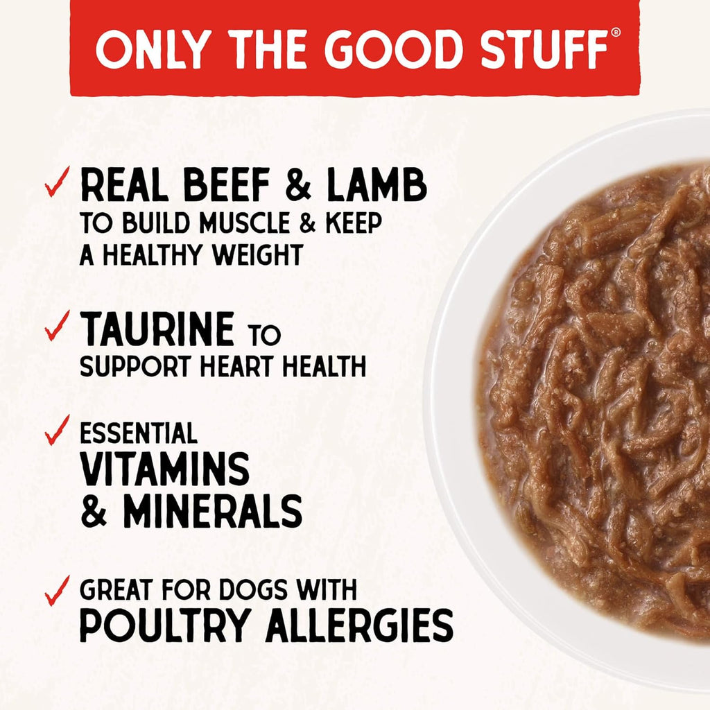 Stella & Chewy's - Stella's Shredrs For Dogs - Beef & Lamb Recipe in Broth