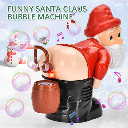 🔥Christmas Sale🎅 Funny Santa Bubble Blowing Machine