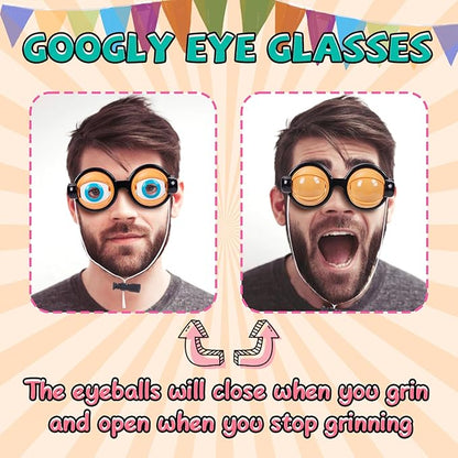 🔥CHRISTMAS SALE 50% OFF!!🏆Flash Sale💥Funny Glasses with Winking Eye Mechanism🥸