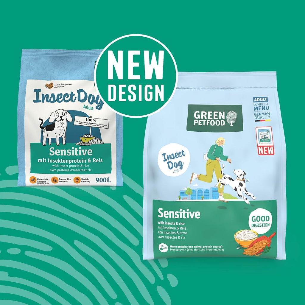 Green Petfood - InsectDog Sensitive Dry Food with Insects & Rice