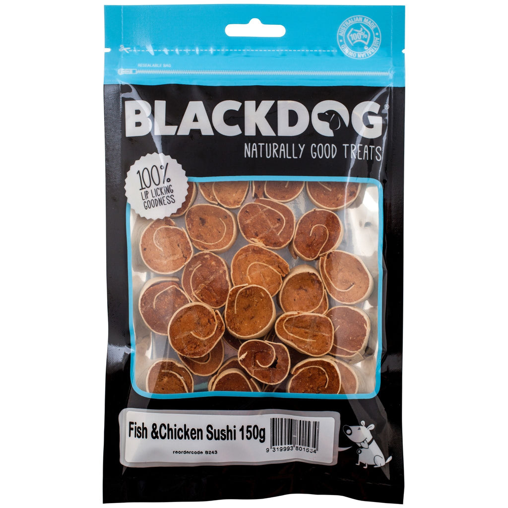 BlackDog Fish And Chicken Sushi Dog Treats