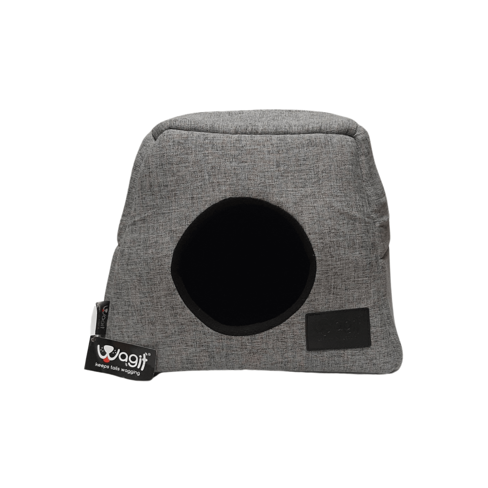 PetSA Wagit Upholstery cat Box Bed Grey Xlarge Cat Bed
