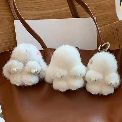 💕Early Bird Special Offer: 60% OFF🐰 Handmade Soft Bunny PomPom Charms