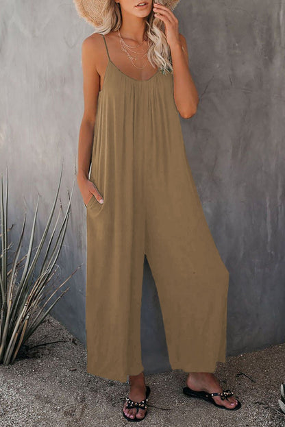 🌹Loose Sleeveless Strap Stretchy Jumpsuit