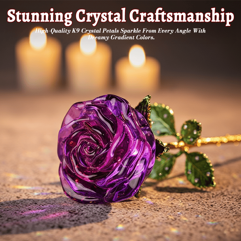 🌹Valentine Hot Sale 70% OFF💕Forever Blooming Crystal Rose