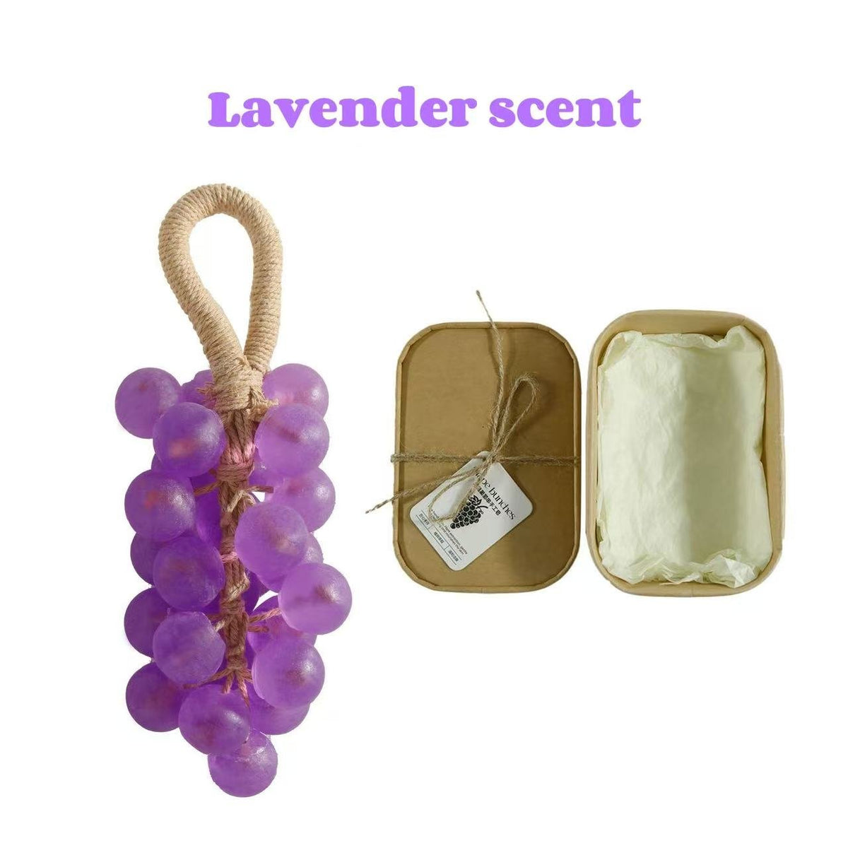 🎅🏻Christmas Sale 50% OFF -🍇Personalized Original Handmade Crystal Grape Soap Gentle Cleansing Soap