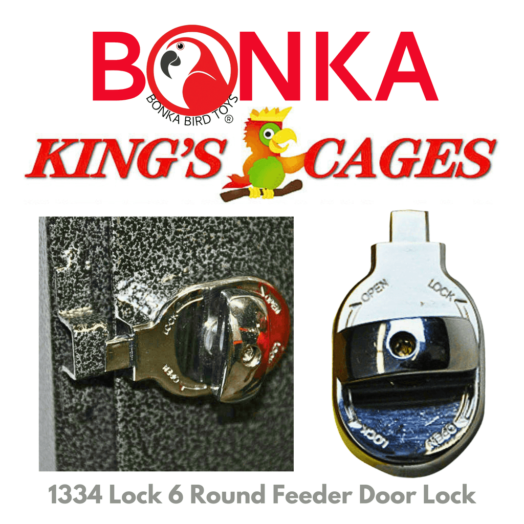1334 Lock 6 Round Feeder Door Lock