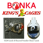 1334 Lock 6 Round Feeder Door Lock
