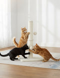 Cat Scratcher Scratching Post Natural Sisal Kitten Stable Ball Toys 54cm