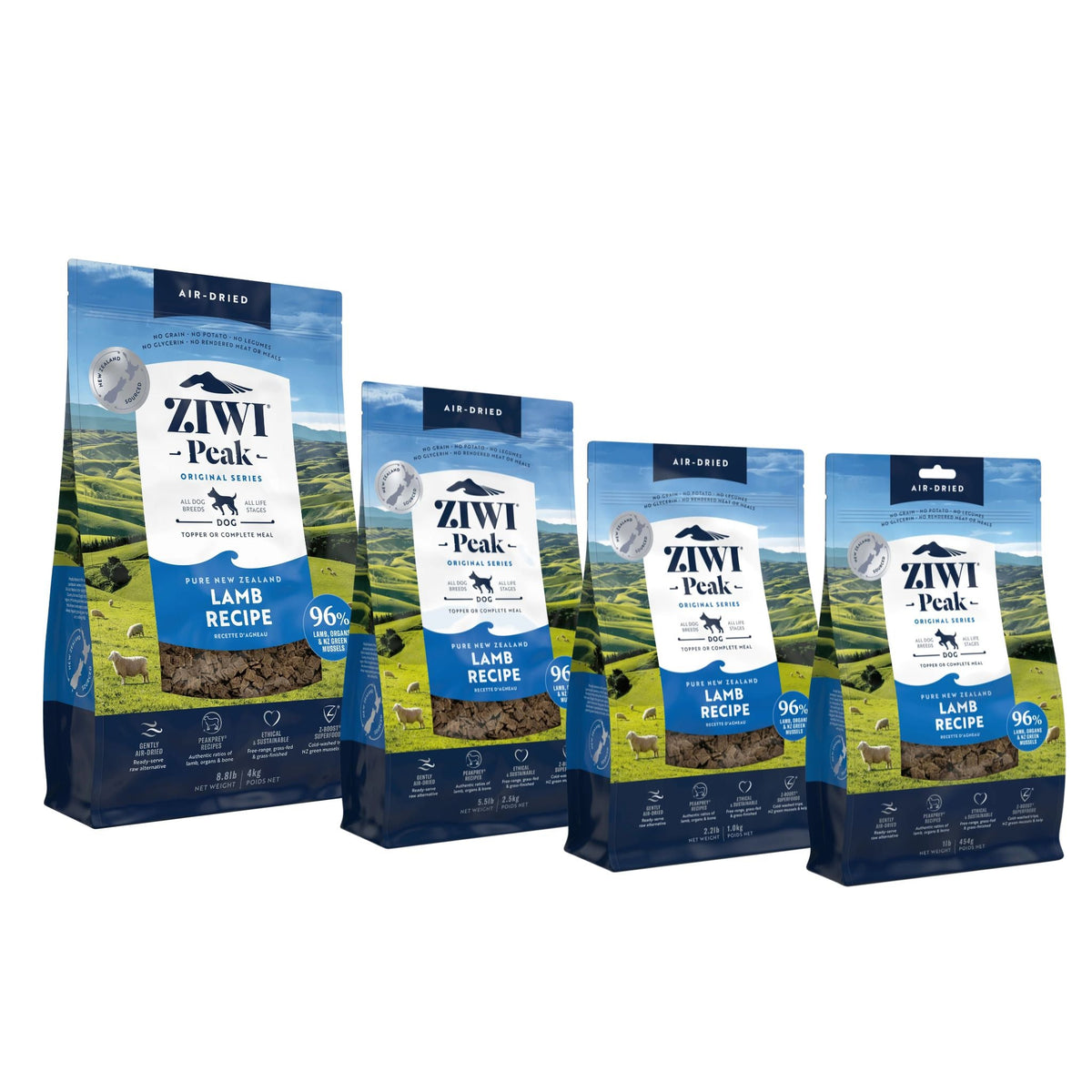 ZIWI Peak Dog Food Air Dried Lamb