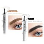 🔥 Waterproof Microblading Eyebrow Pen 4 Fork Tip Tattoo Pencil