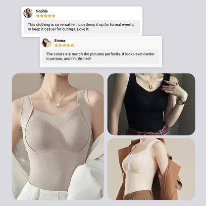 🏆Flash Sale⚡Almost Gone💥Thickened Warm Tank Top with Lined Bra