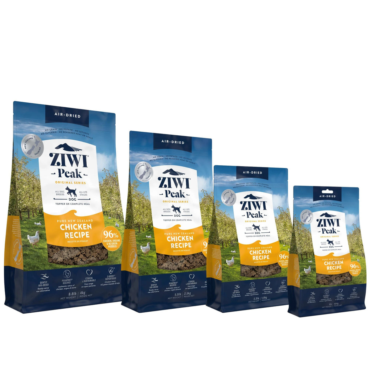 ZIWI Peak Dog Food Air Dried Free-Range Chicken
