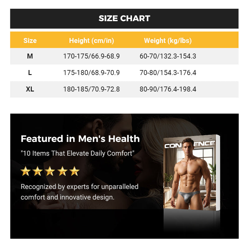 🔥 ‌Best-Selling Bundle🔥Buy 3 Get 2 Free🔥Men's Low-Rise Contoured Pouch Sexy Briefs
