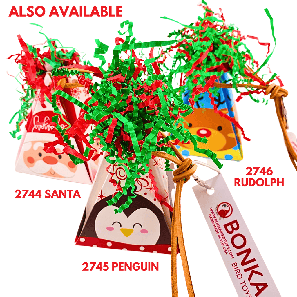 2745 Penguin Christmas Crinkle Cone