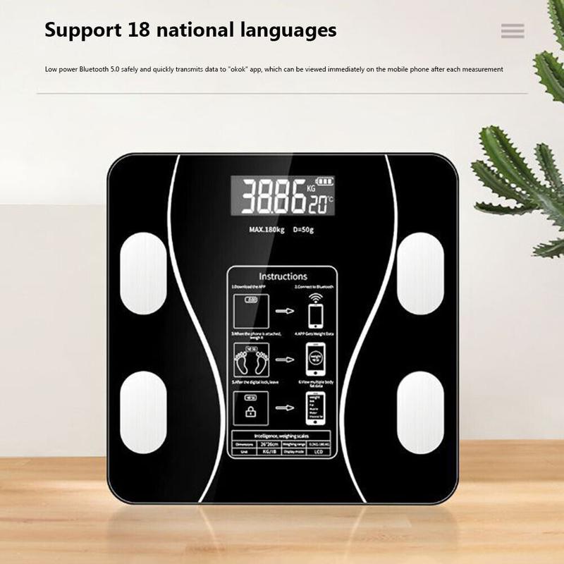 💥LAST DAY SALE 70% OFF🔥Smart BMI Digital Wireless Weight Scales with LCD Display