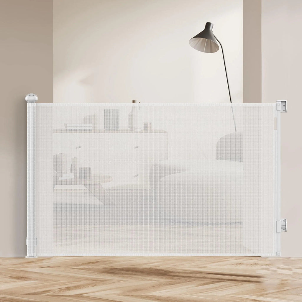 Pet Adjustable Retractable Mesh Pet Gate