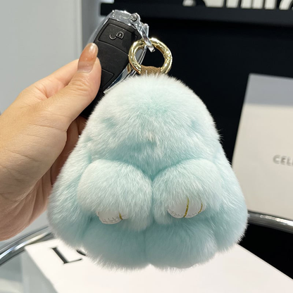 💕Early Bird Special Offer: 60% OFF🐰 Handmade Soft Bunny PomPom Charms