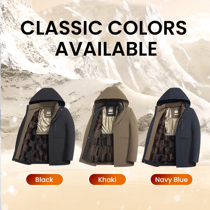 🧥❄️Winter Sale 50% OFF! ✨ Men’s Thermal Hooded Parka Coat - Windproof & Water-Resistant Winter Jacket with Multiple Pockets for Extreme Cold ❄️🛡️