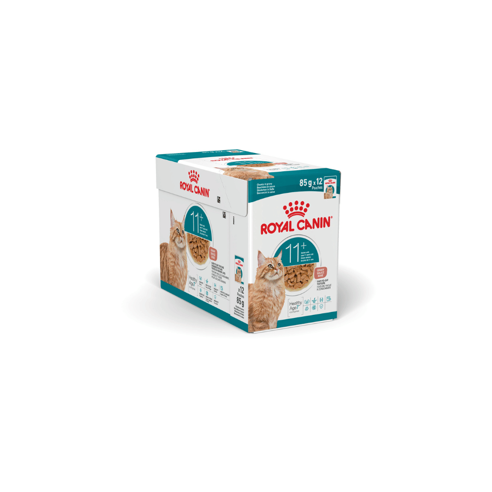 Royal Canin Feline Health Nutrition Ageing 11+ Wet Cat Food 85g Pack of 12