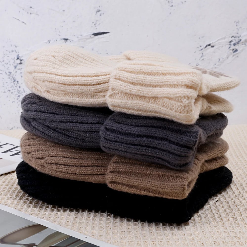 🎄Christmas Gift🎅 ❄Winter Beanie Hat Scarf Sets Warm Knit Hat😍