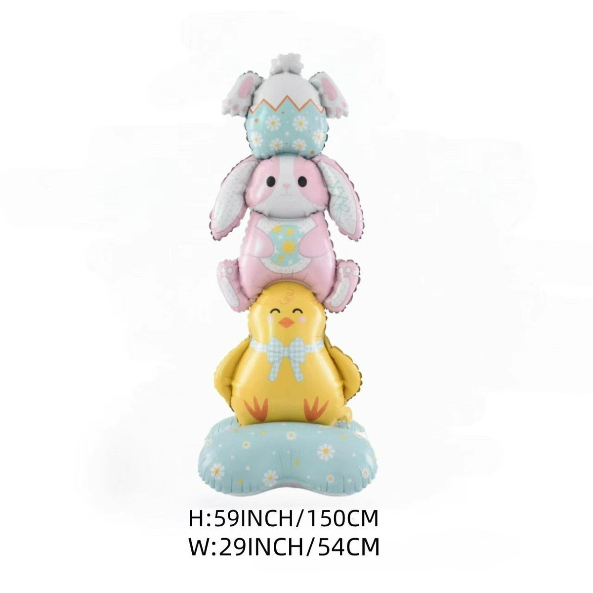 🎁EASTER SALE – £5.99!!🐰🎉Giant 3D Standing Bunny Balloon Self-Supporting Festive Cheer