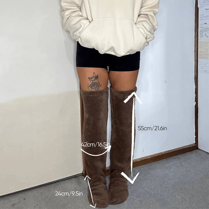 🎁Christmas Sale 50% OFF!!💥goose down knee socks!🧦⛄