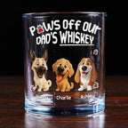Paw It Off Now - Personalized Whiskey Glass