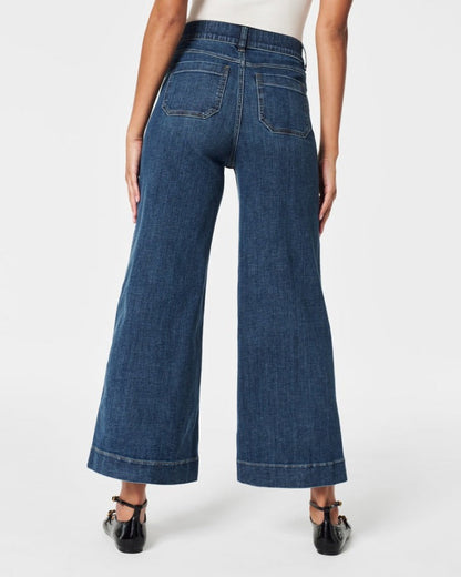🔥Buy 2 Free Shipping✈️Tummy Control Cropped Wide-Leg Jeans
